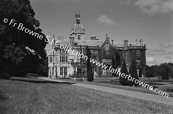 ADARE MANOR  SOUTH FRONT FROM HILL (CLOUDS)